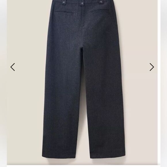 WHITE STUFF BELLE TWEEDY WIDE LEG TROUSER
IN GREY MULTI SIZE 10 NWT - Picture 7 of 11